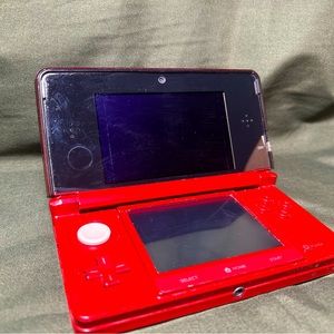 Nintendo 3DS, Red ( USED), No games.